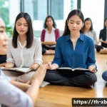 Home 20 정서적 민첩성 개발을 위한 교육 프로그램 - A diverse group of adult professionals participating in an emotional intelligence training workshop ...